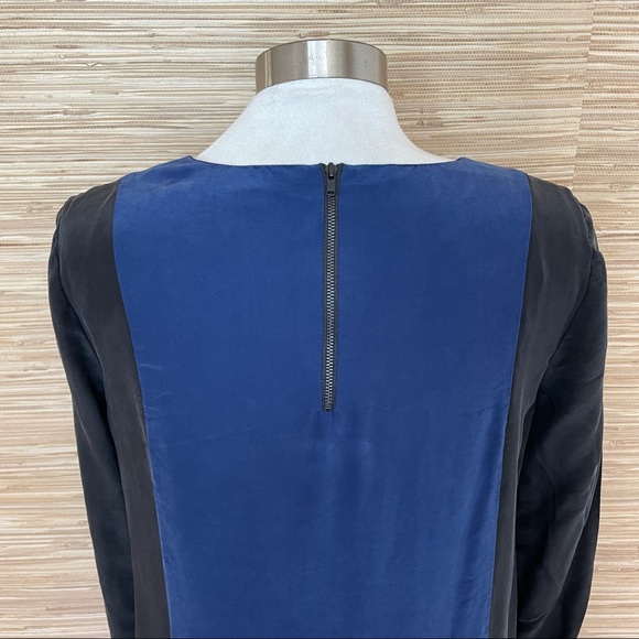 Madewell Color Block Silk Dress - Picture 14 of 16